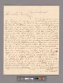 Henry Smith French letter to Dickinson & Shrewsbury