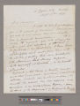 Armstrong, George. Letter to Catherine (Buck) Clarkson