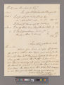 ? Bagwell letter to William Dickinson, Jr