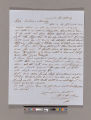 Henry Smith French letter to Dickinson & Shrewsbury