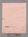 Joel Shrewsbury letter to William Dickinson