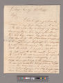 Pleasant Dickinson letter to Joel Shrewsbury