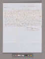 Henry Smith French letter to Dickinson & Shrewsbury