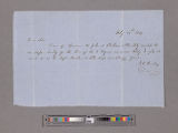 Joel Shrewsbury letter to William Dickinson, Jr