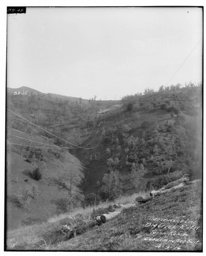 Big Creek Transmission Line right-of-way