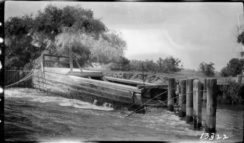 Big Creek, Herminghaus Ranch - Herminghaus Estate - Washed out head gate