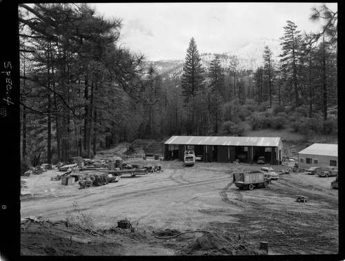 Big Creek - Mammoth Pool - General view of Maintenance Shop