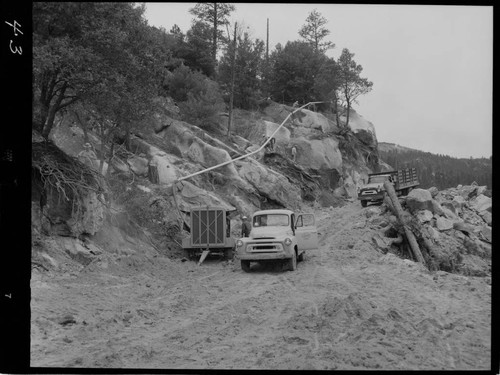 Big Creek - Mammoth Pool - Construction of Main Haul Road to Borrow area