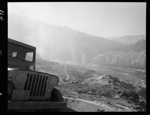 Big Creek - Mammoth Pool - Burning in Kaiser Creek area