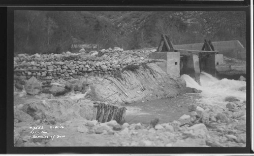 Lytle Creek Powerhouse - Lytle Creek headworks