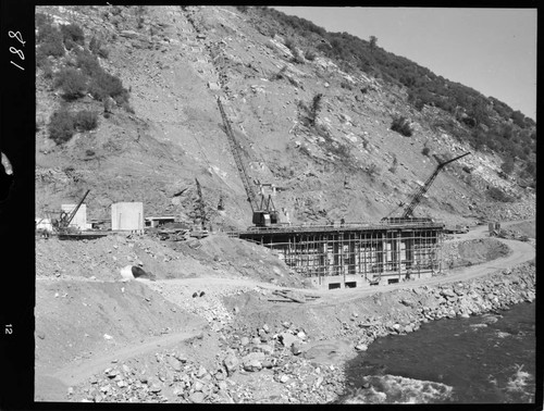 Big Creek - Mammoth Pool - General view of powerhouse