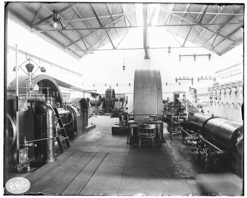 The interior of the Redlands Steam Plant