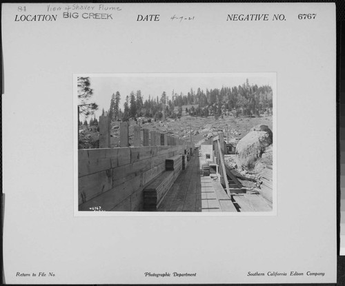 Big Creek, Shaver Lake Dam