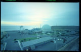 Aerial and ground color photos of San Onofre Nuclear Generating Station (Unit #1) and Nuclear Information Center