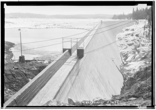 Big Creek, Shaver Lake Dam - Looking south