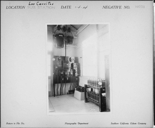 Los Cerritos Substation - Interior