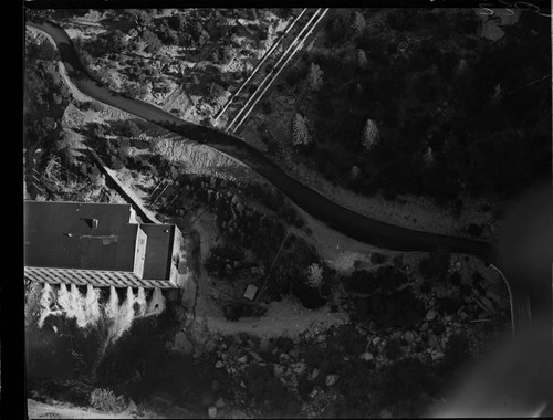 Aerial photo of Powerhouse #1, close