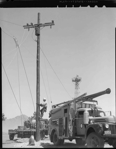 Victorville line construction