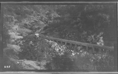 The Middle Fork branch conduit (flume) at Kaweah #3 Hydro Plant