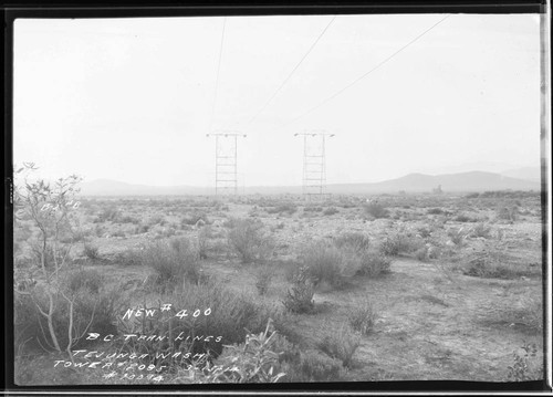 Big Creek Transmission line towers