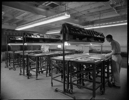 Printers setting type in galley trays