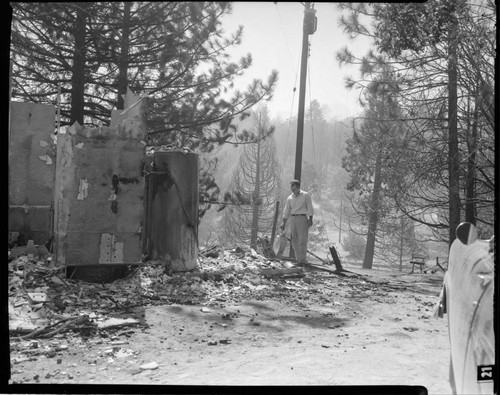 San Bernardino wildfire in 1956