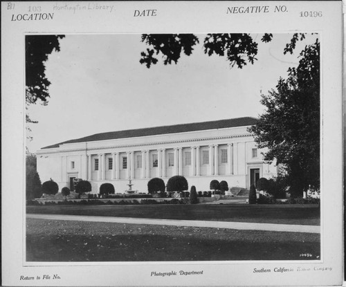 B1.1 - Buildings Miscellaneous - Huntington Library