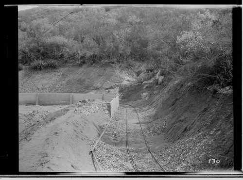 Another view of Kaweah #3 Hydro Plant's main conduit under construction