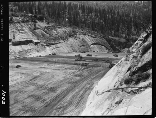 Big Creek - Mammoth Pool - General view of fill operation