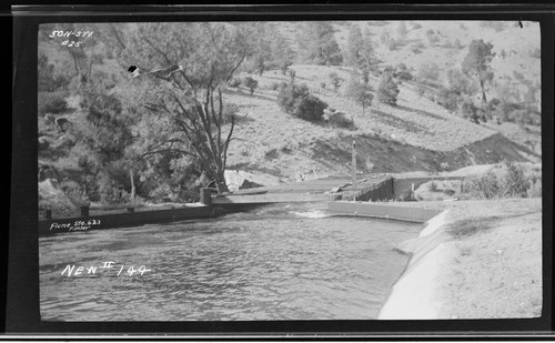 Borel flume at Station 623