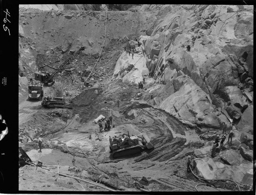 Big Creek - Mammoth Pool - General view of cutoff excavation grout curtain