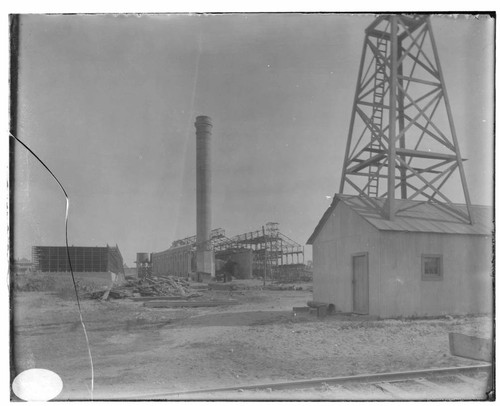 Los Angeles #3 Steam Plant while under construction