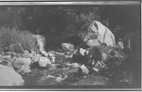 The Marble Fork headworks at Kaweah #3 Hydro Plant