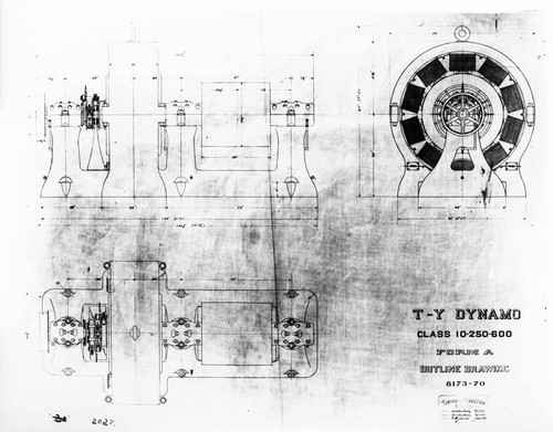 A Form A outline drawing of the T-Y Dynamo