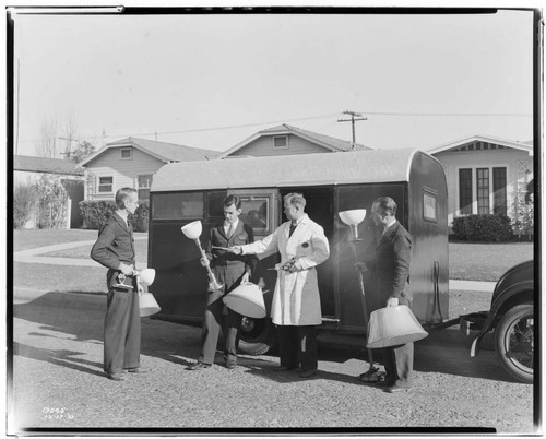 Repair Shop Trailer used for customer service appliance repairs in the filed