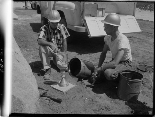 Big Creek - Mammoth Pool - Dam fill material testing