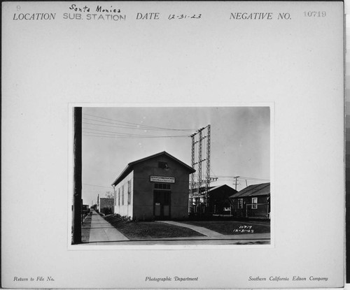 Santa Monica Substation