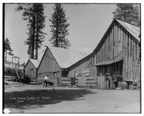 Big Creek Huntington Lake Dams - Cook House at Camp 1