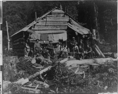 Dave Redinger entitled this picture "The Last Day in Camp at Dick Creek, Alaska."