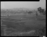 Golf course with lights