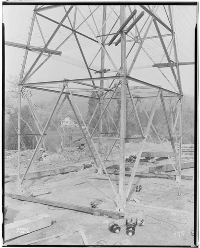 Miscellaneous Transmission - Moving multi-circuit tower at mile 0, Tower 6