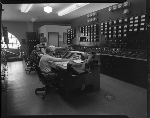 San Bernardino Steam Plant - Control room