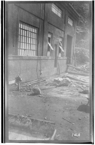 Side view of Kaweah #3 Power House while under construction