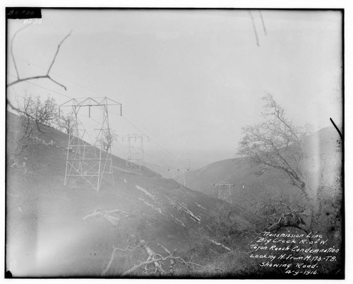 Big Creek Transmission Line right-of-way