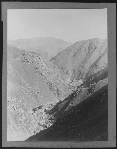 The site of the tunnels for Kern River #1 Hydro Plant (on the right side) in Kern River Canyon