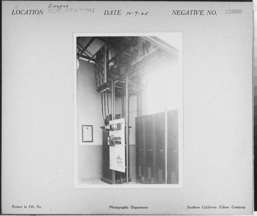 Saugus Substation - Interior