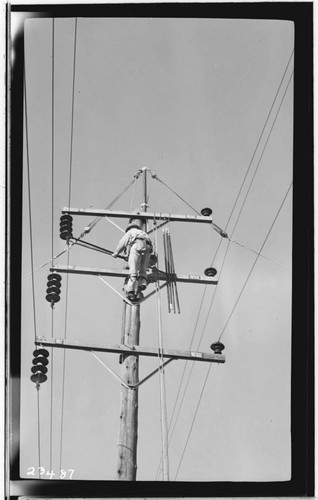 Miscellaneous Transmission - Cross Arm changing job on Visalia-Goshen 66kV Line