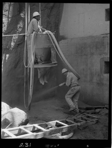 Big Creek - Mammoth Pool - Grouting diversion tunnel portal