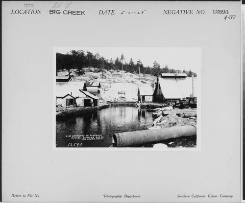 Big Creek, Florence Lake Dam - Entrance to Florence Tunnel