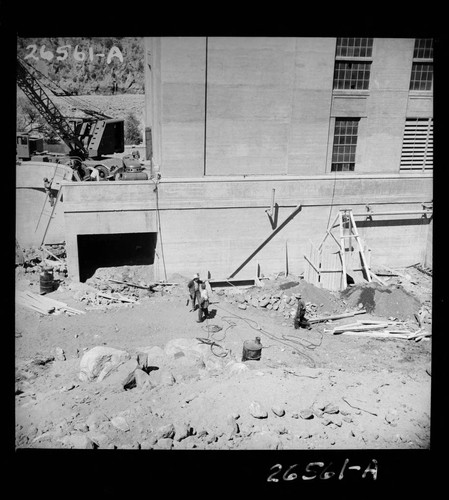 Big Creek Powerhouse #3 - Excavation in progress